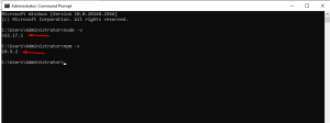 chạy Node.js